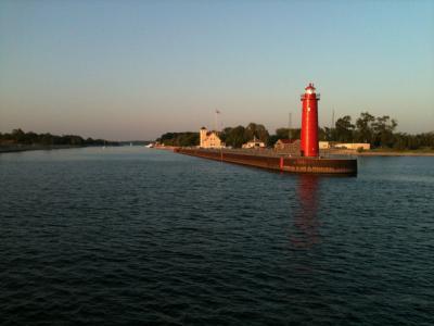 light house in muskegon michigan