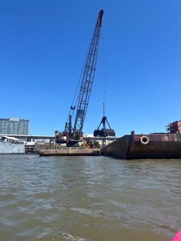 "Dredged material from the Buffalo River will be place in the Buffalo Outer Harbor Slip #3. 