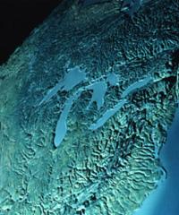 The Great Lakes viewed from space