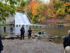 Anglers gather in Newfane for the annual fall salmon run through Eighteenmile Creek AO.